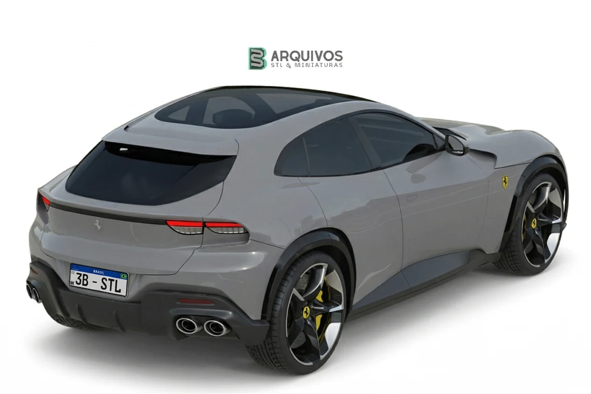 Modelo 3D STL - Ferrari Purosangue — foto 4